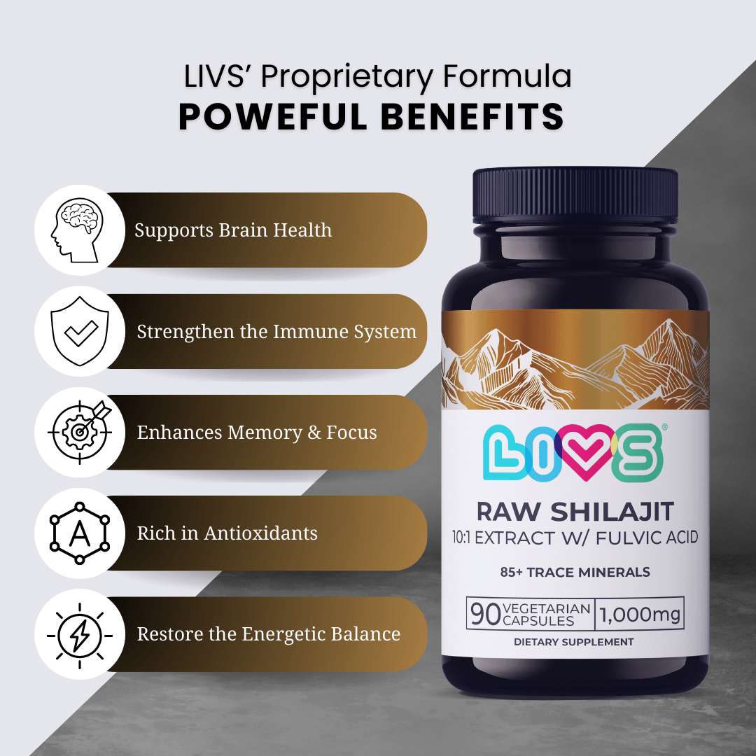 Raw Shilajit LIVS Vitamins
