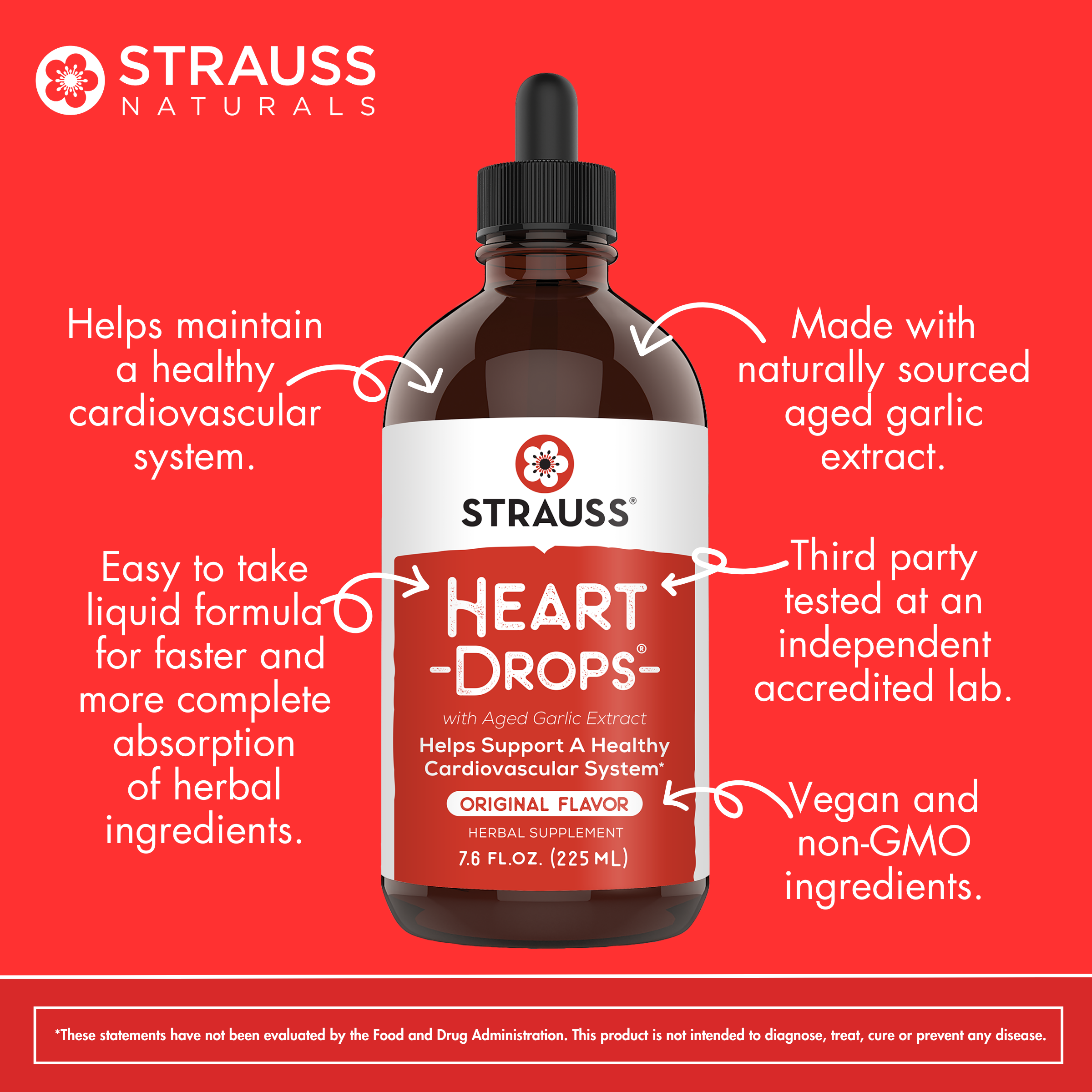 Strauss Heartdrops® - Herbal Heart Supplements