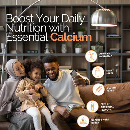 Halal Calcium + Vitamin D3 Tablets