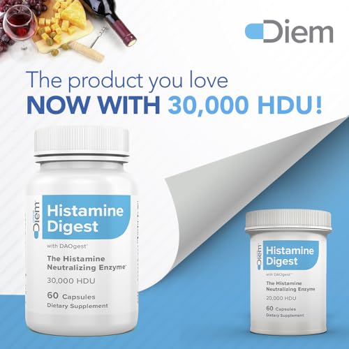 Omne Diem Histamine Digest DAO 30,000 HDU - Histamine Neutralizing Enzyme