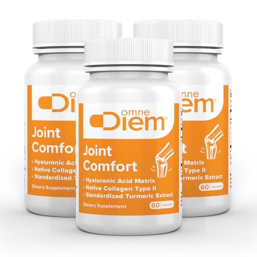 Omne Diem Joint Comfort with ZOARA, 60 Capsules – Comprehensive Joint Care & Comfort - 3 Pack
