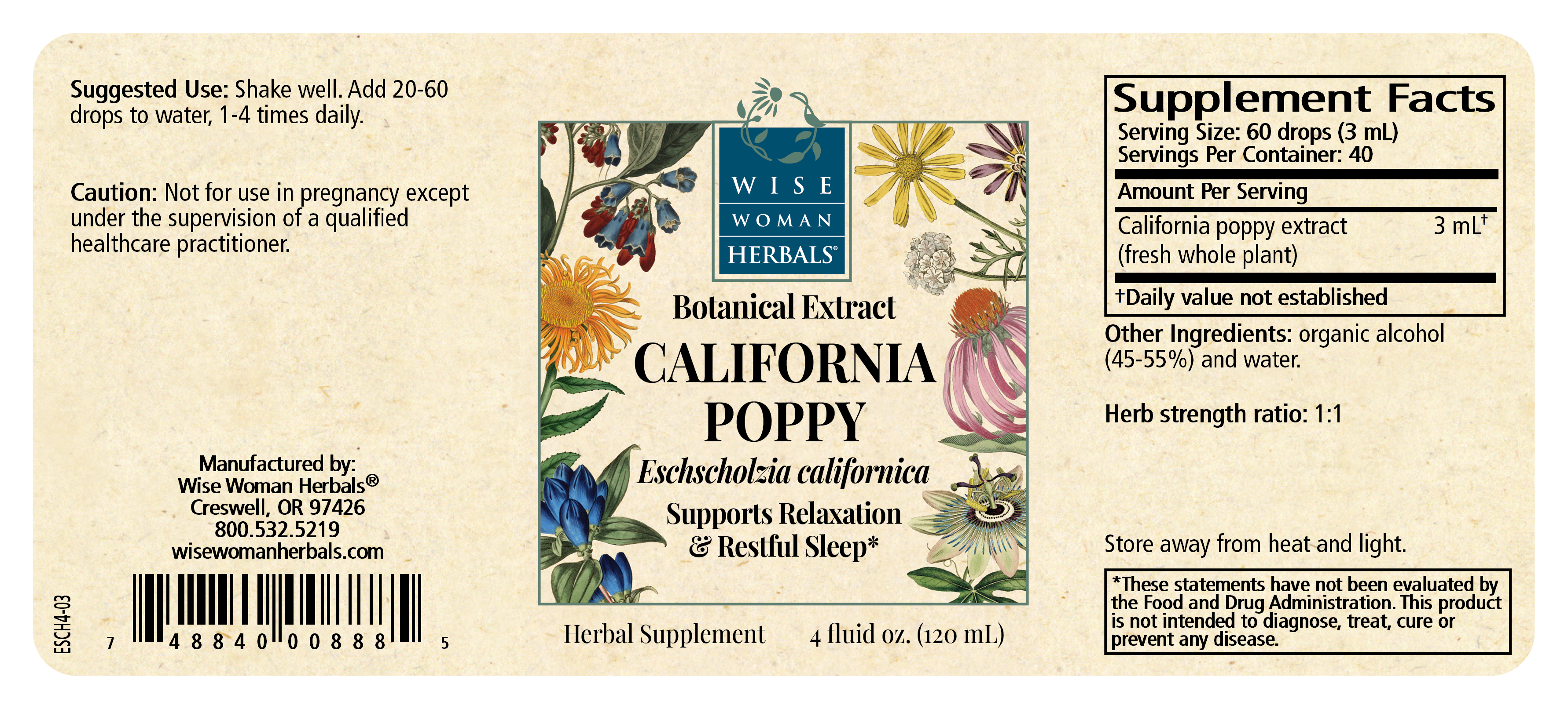 California Poppy (Eschscholzia californica)