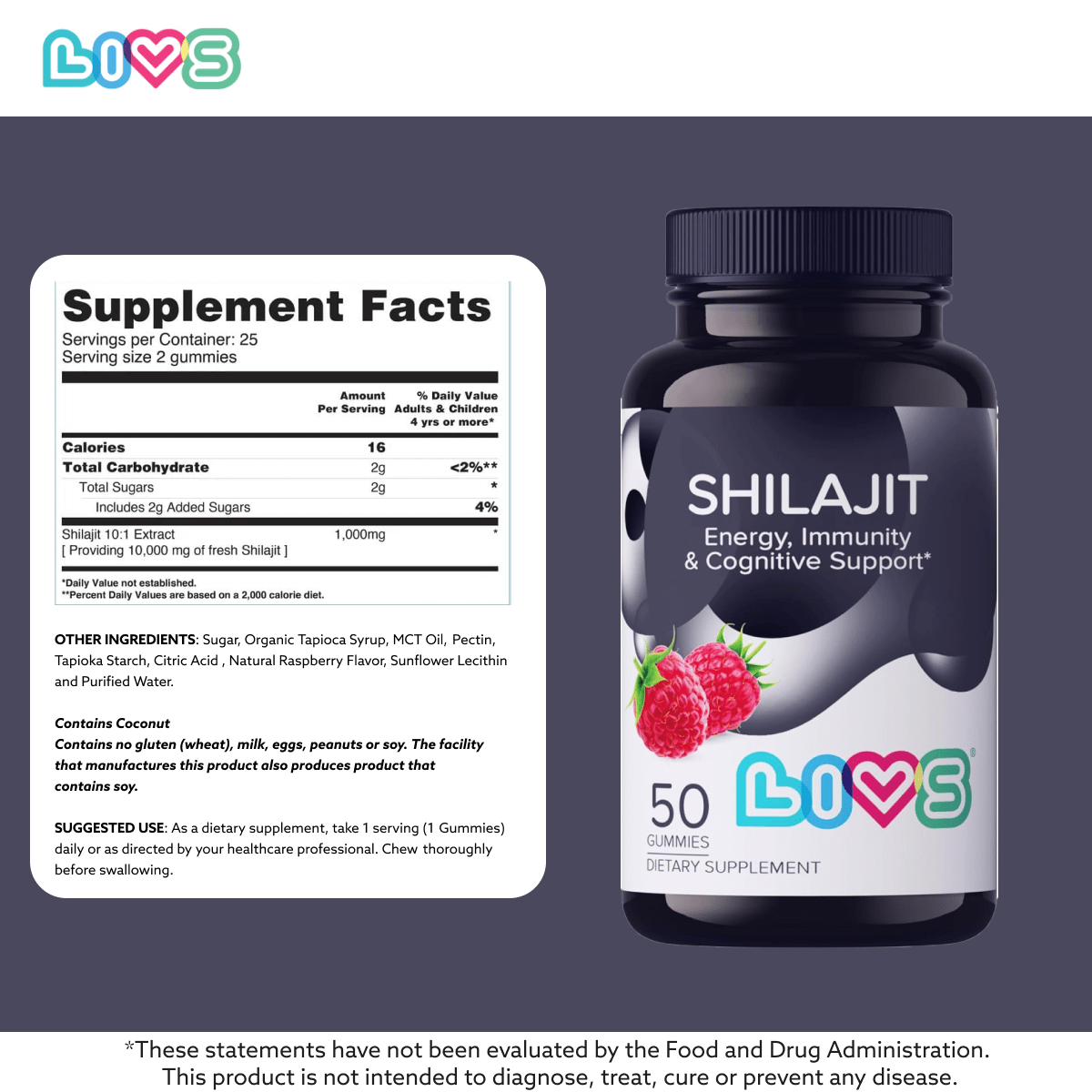 Shilajit Gummies - LIVS Gummies