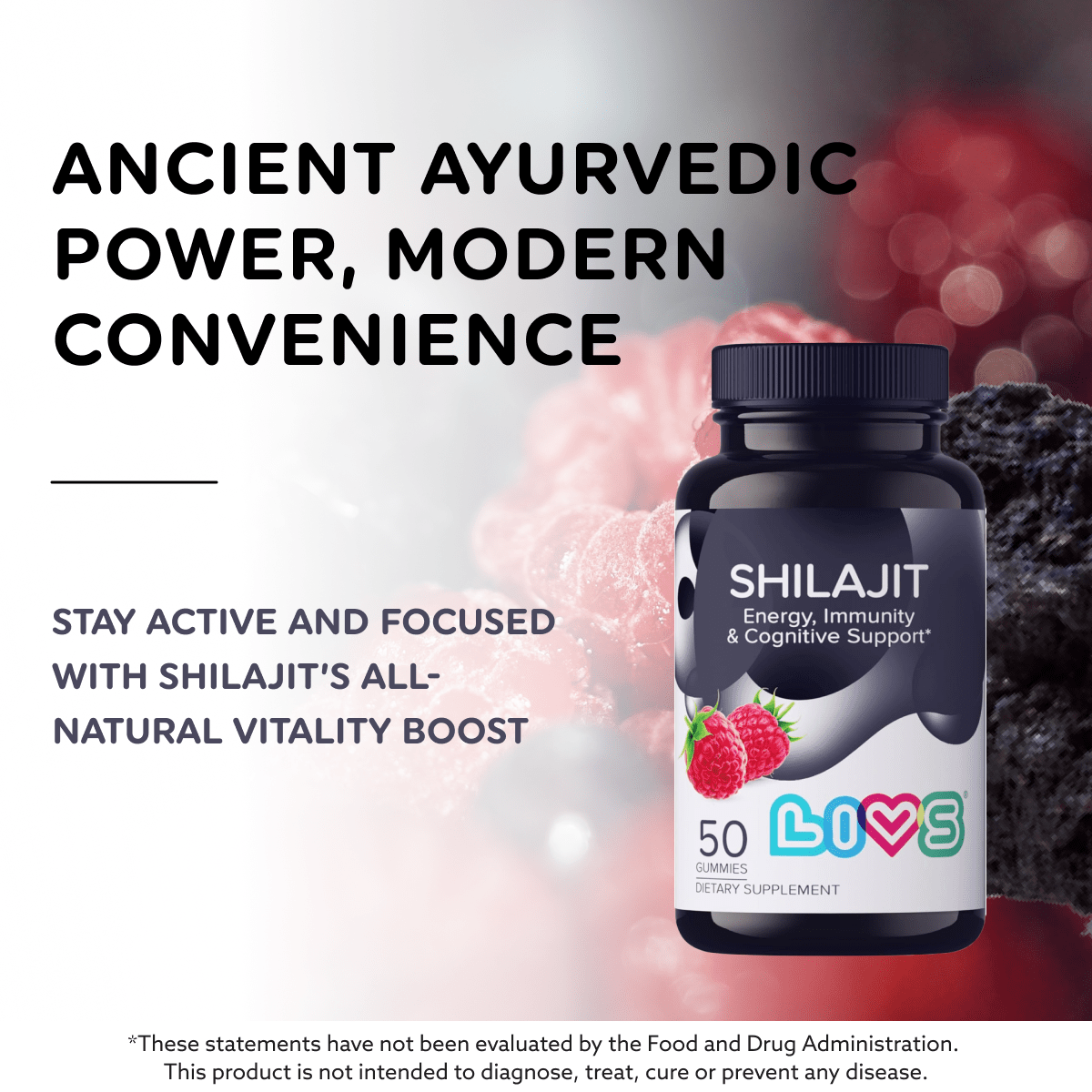 Shilajit Gummies - LIVS Gummies