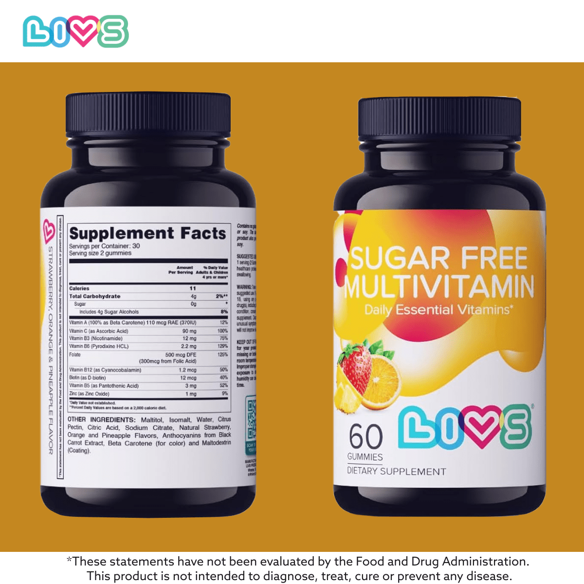 Sugar-Free Multivitamin - LIVS Gummies