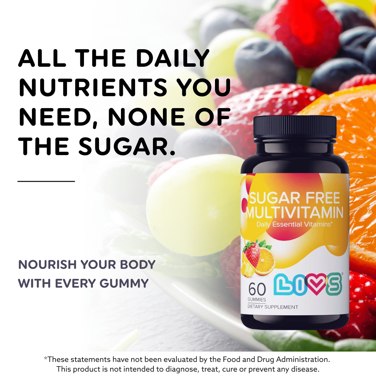 Sugar-Free Multivitamin - LIVS Gummies