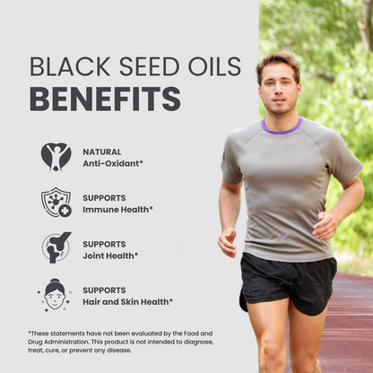 Halal Black Seed Oil Veggie Capsules