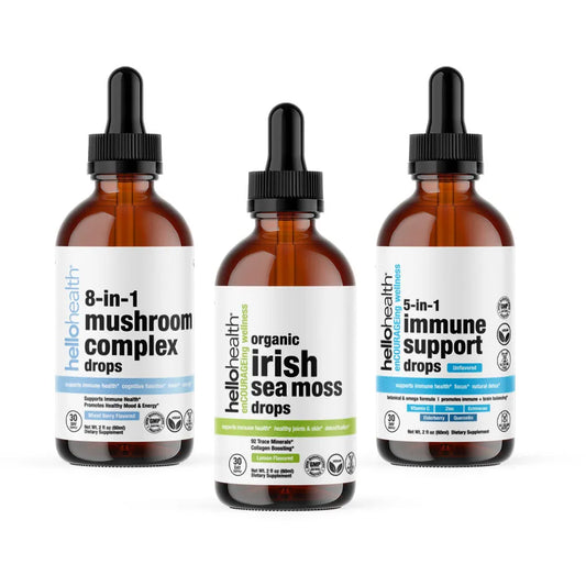 Best Seller Brain, Energy and Immune Drops Bundle