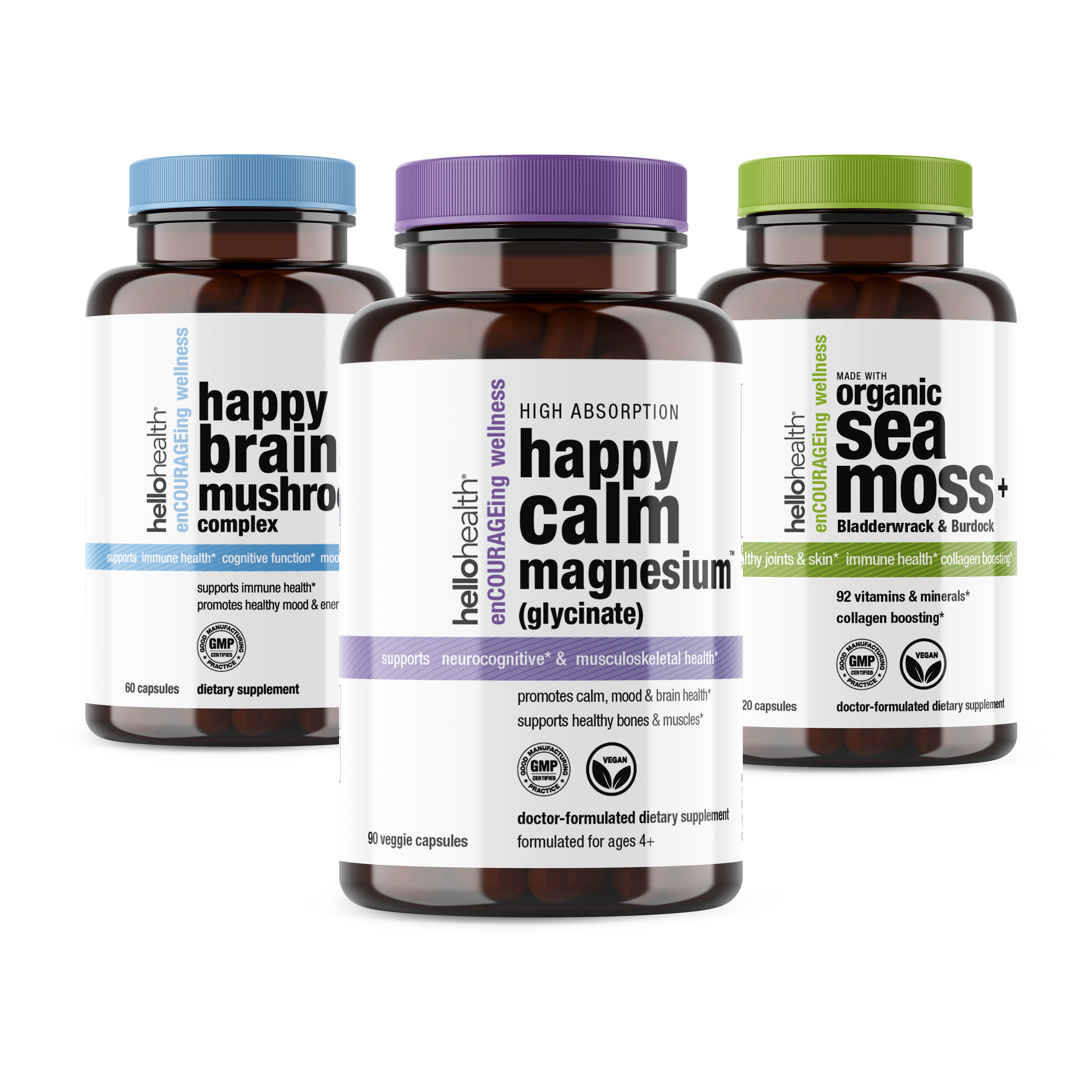 Best Seller Brain, Energy and Sleep Capsule Bundle