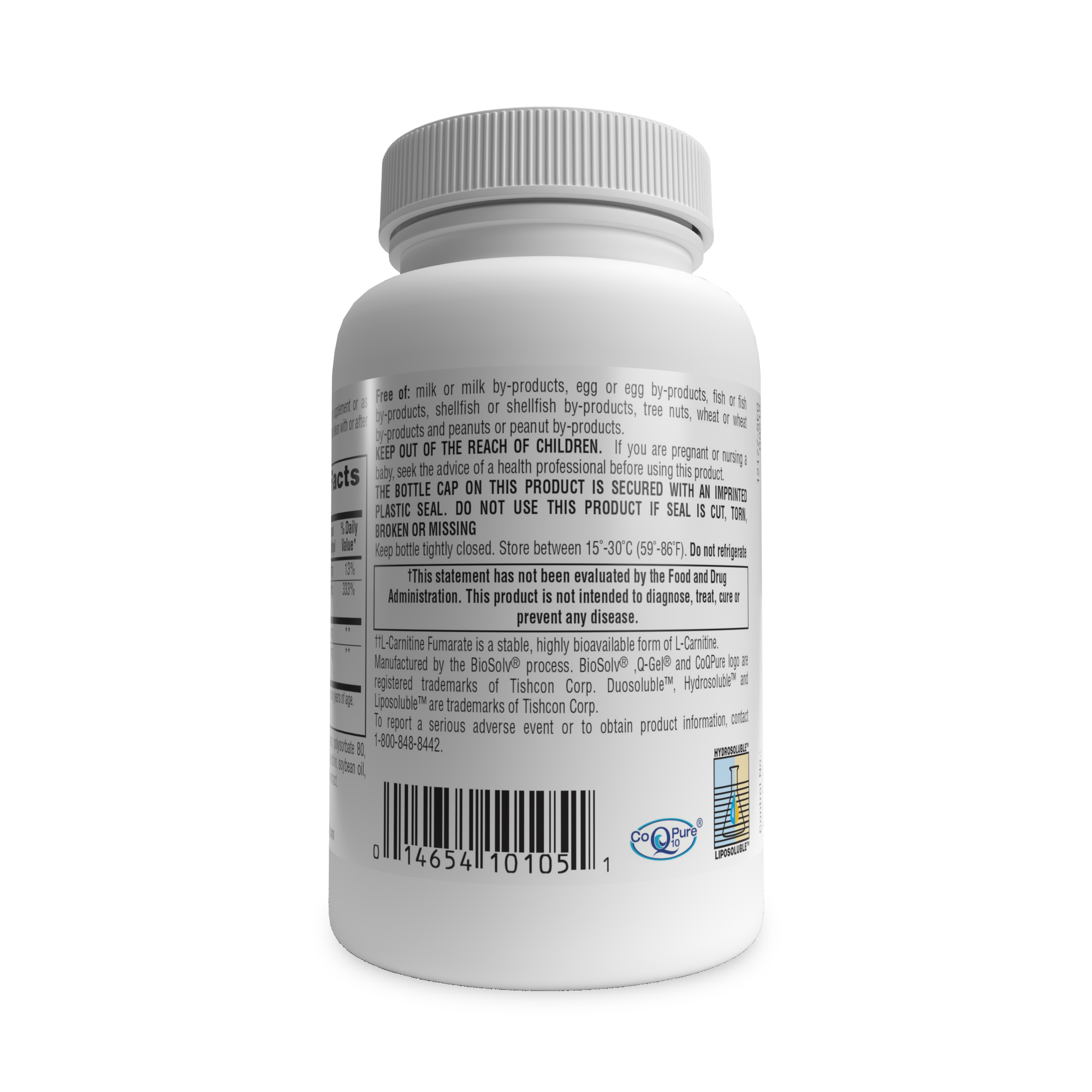 Carni Q-Gel® (L-Carnitine and Q-Gel CoQ10) - 60 Softgels