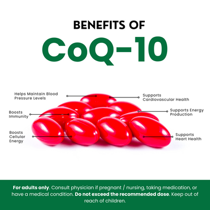 Halal CoQ 10 + Vitamin E Softgels