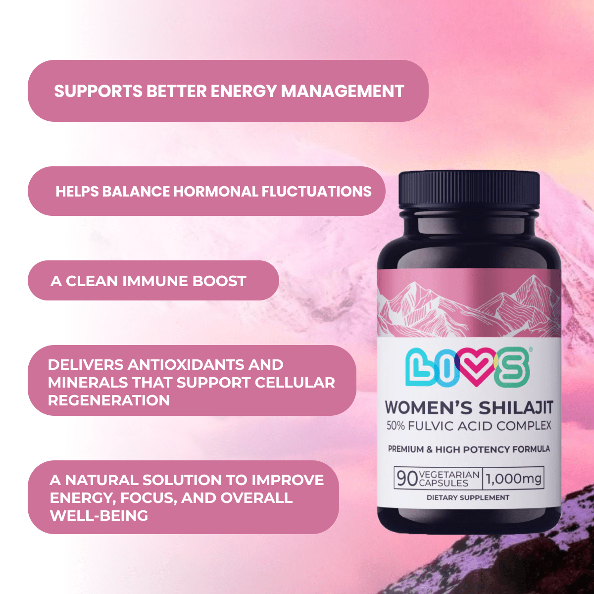 Women's Shilajit - LIVS Gummies
