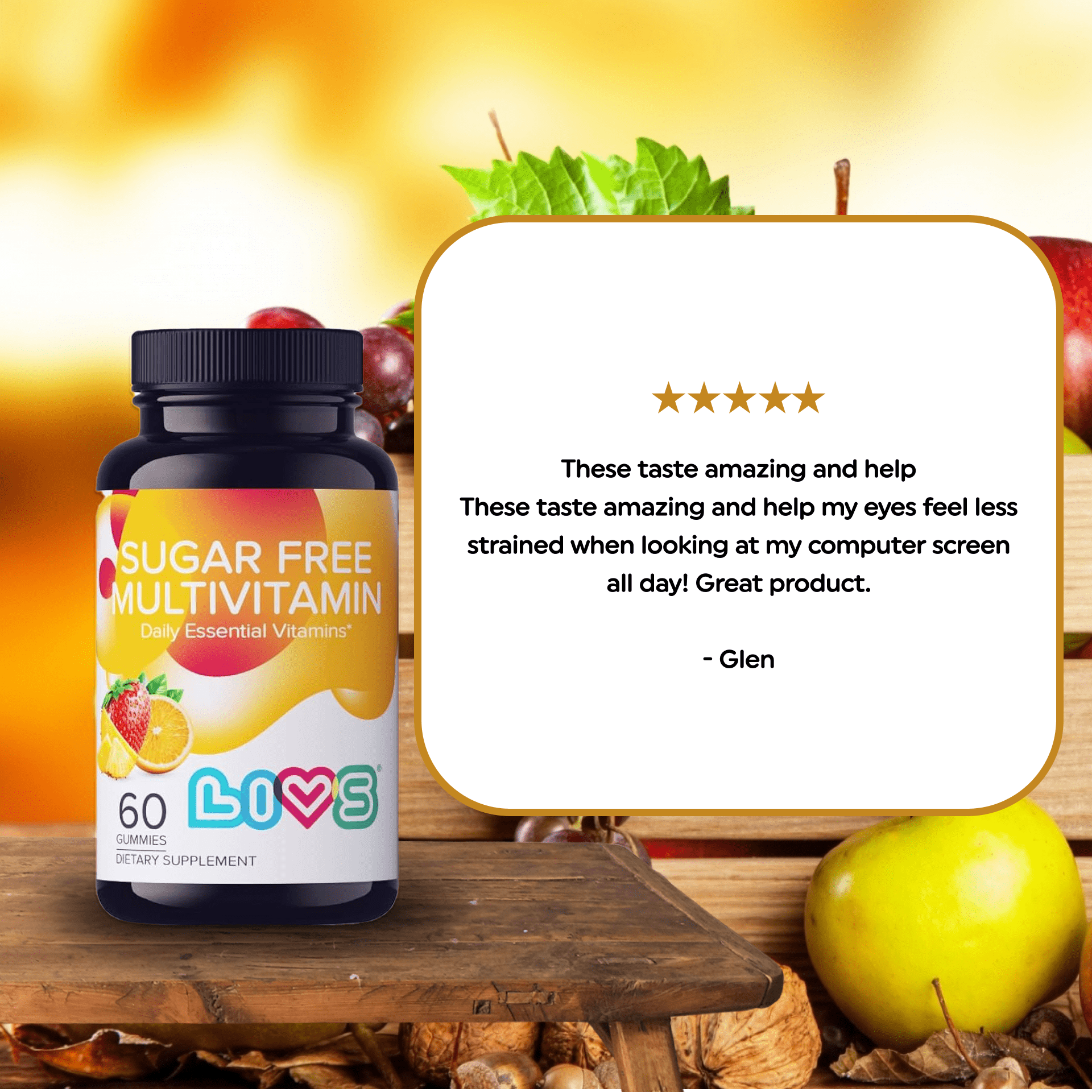 Sugar-Free Multivitamin - LIVS Gummies