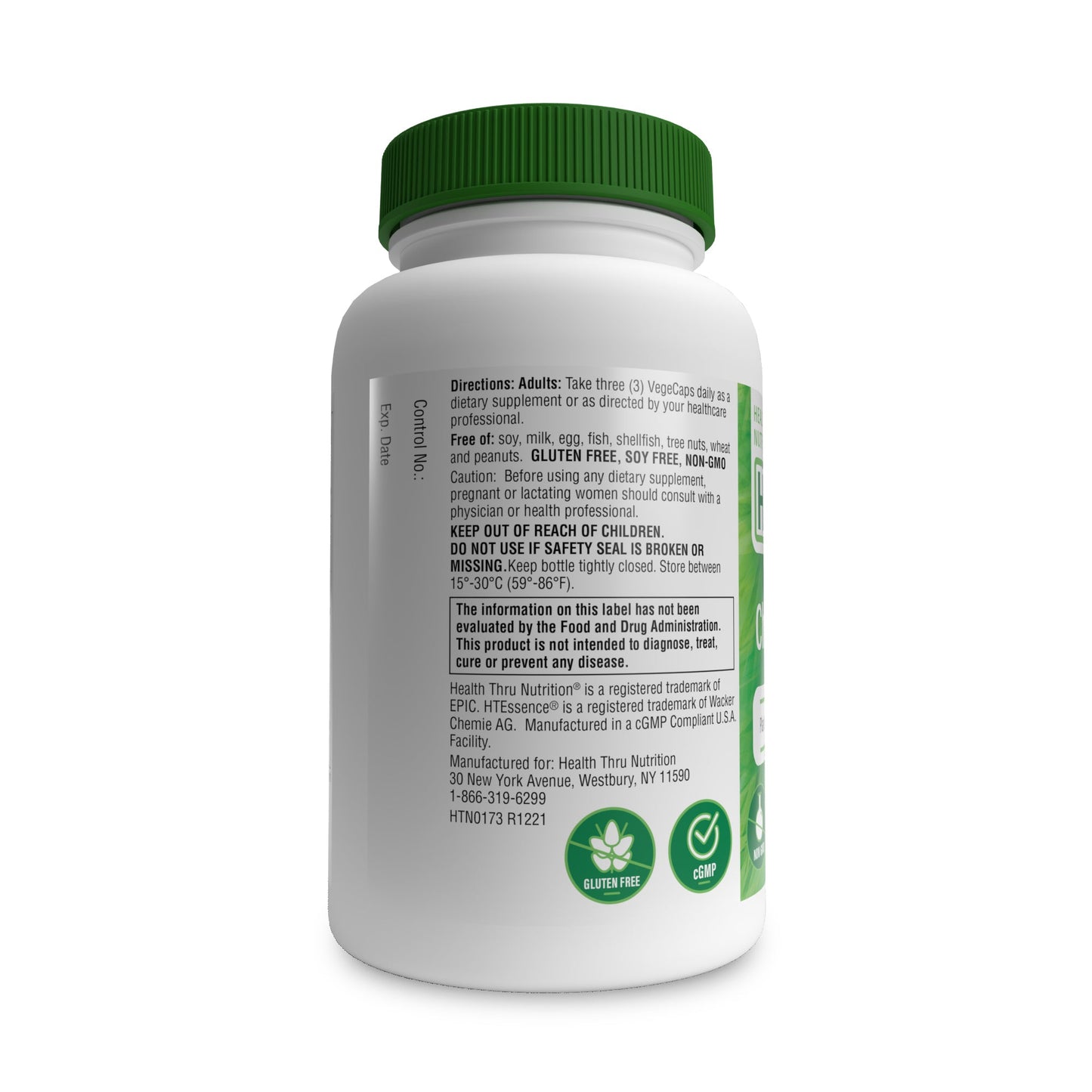 Advanced Cholesterol Complex (Vegan, NON-GMO) - 90 Vegecaps