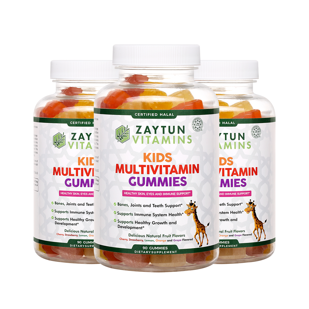 Halal Kids Multivitamin Gummies (3Pack)