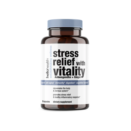 Stress Relief with Vitality (Ashwagandha + Ginger)