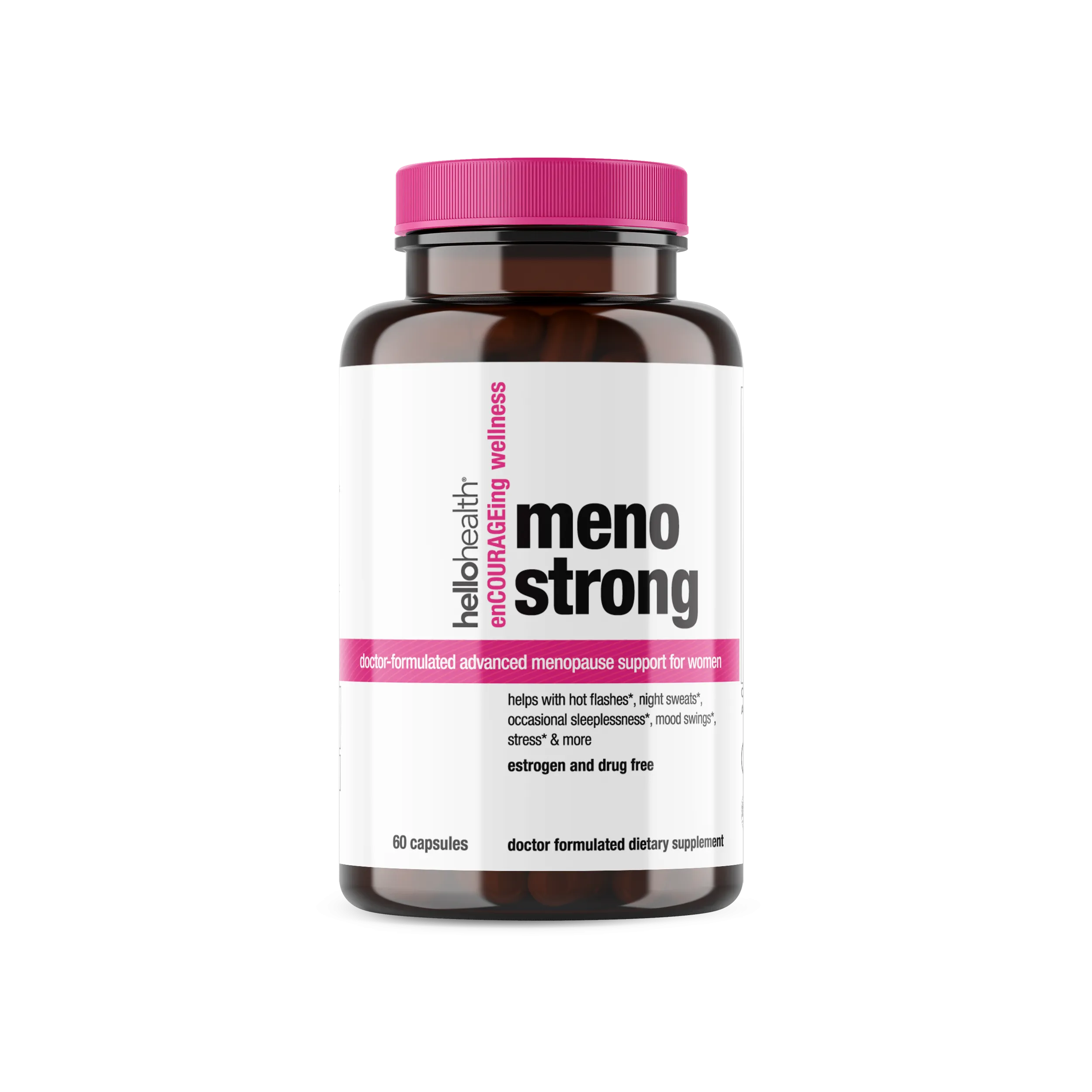 MenoStrong - Menopause and Perimenopause Supplements for Women - 60 Capsules