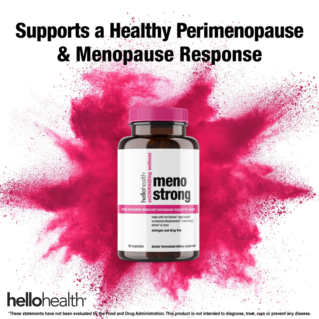 MenoStrong - Menopause and Perimenopause Supplements for Women - 60 Capsules