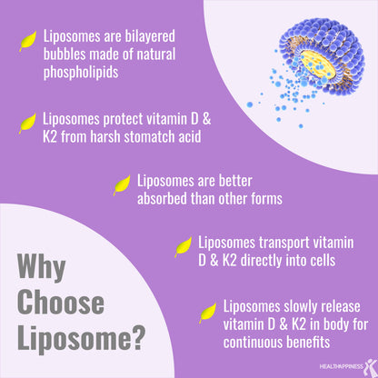 LIPOSOMAL Vegan Vitamin D3 K2