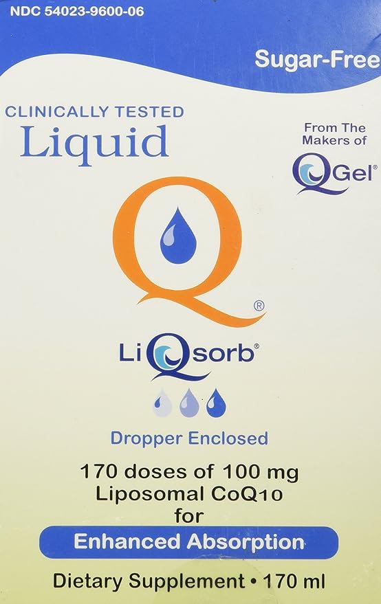 LiQsorb® Liposomal CoQ10 (170ml Bottle) 100mg per 1 ml