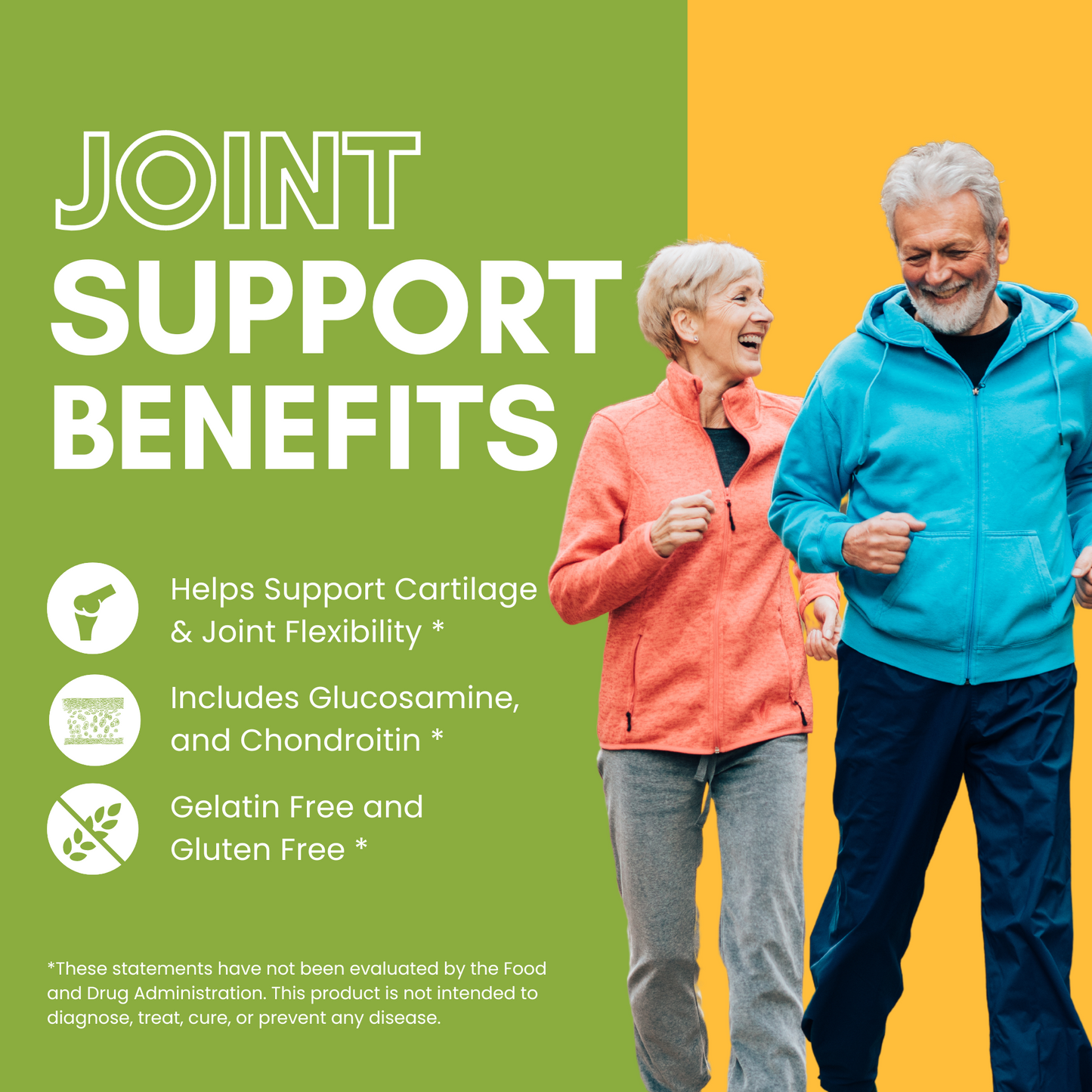 Halal Joint Support with Glucosamine + Turmeric + MSM Tablets