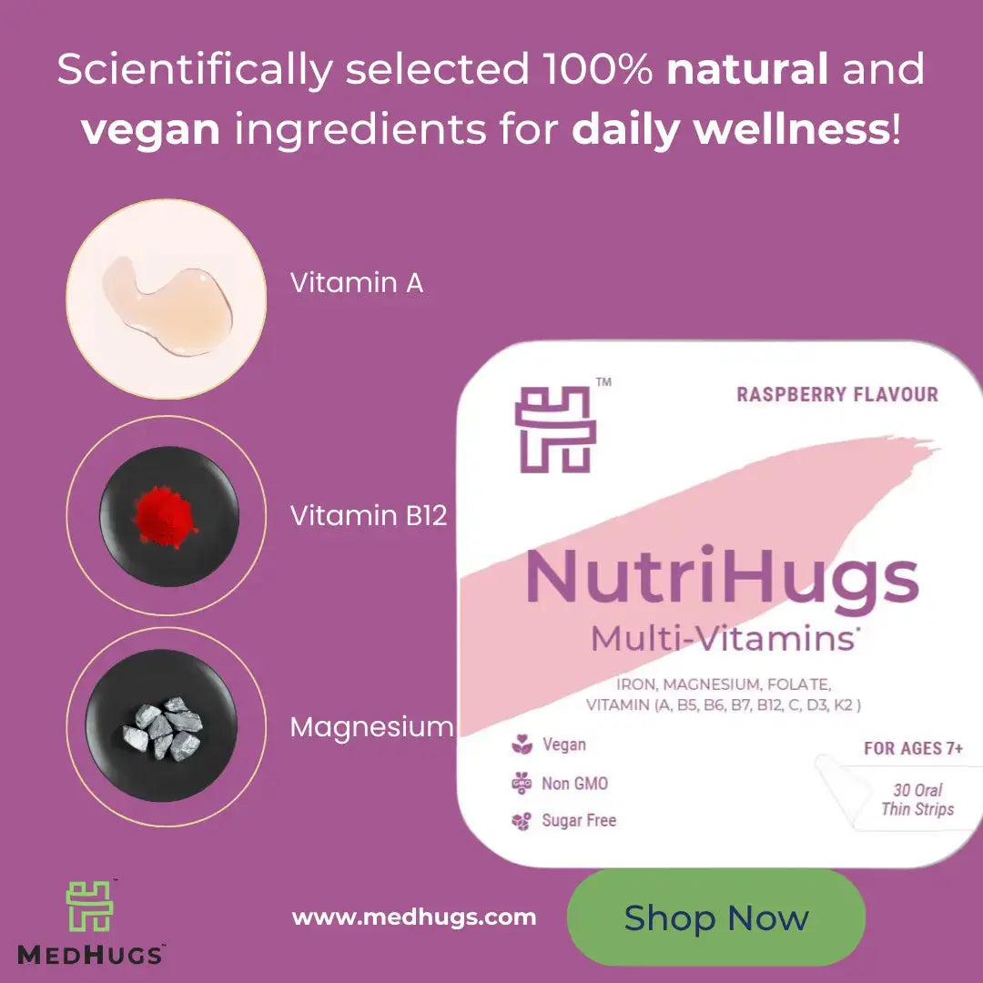 NutriHugs Multivitamins MEDHUGS Ingredients