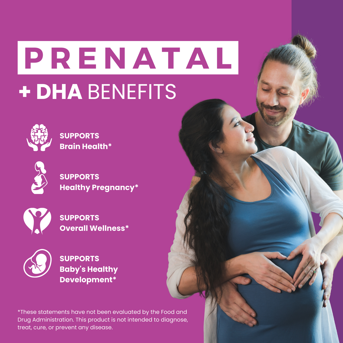 Halal Prenatal Vitamins + DHA & Ginger