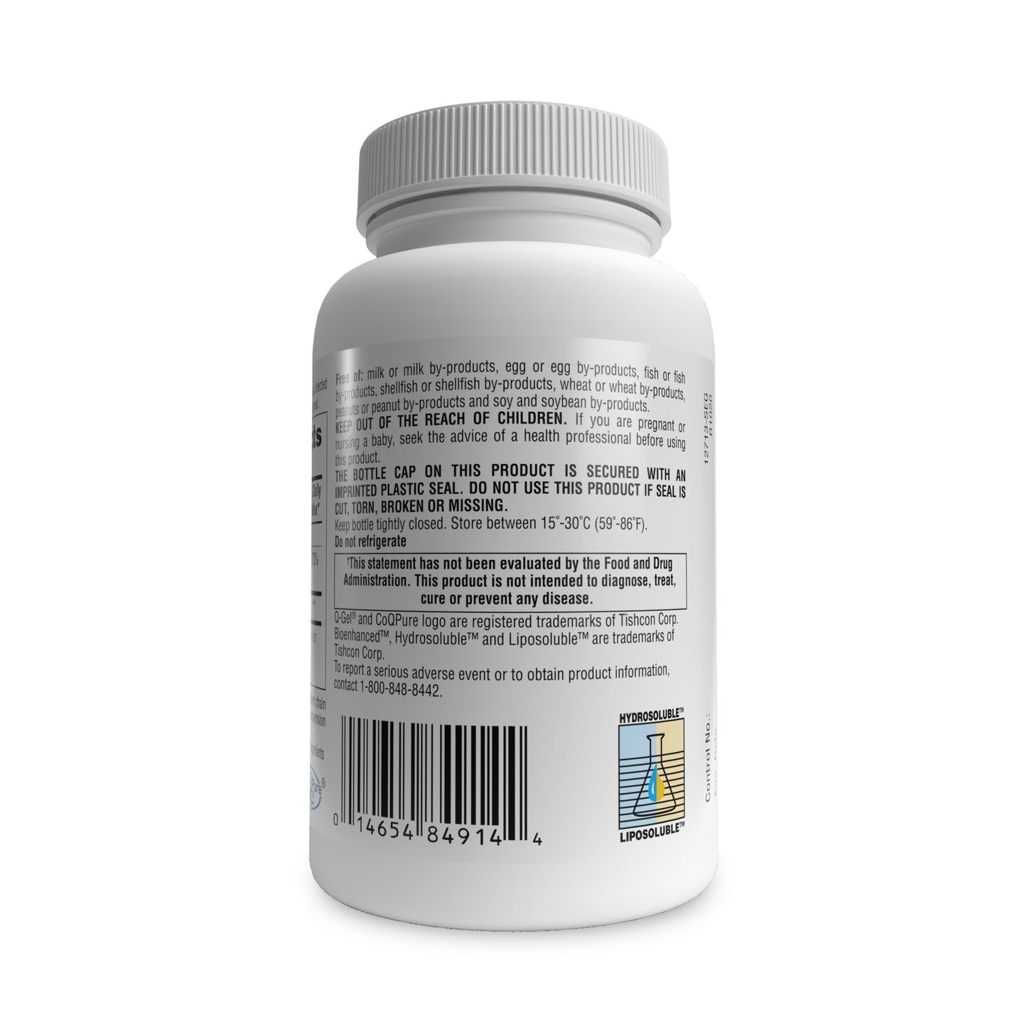 Q-Gel 200mg - Double Strength Hydrosoluble™ CoQ10 Softgels