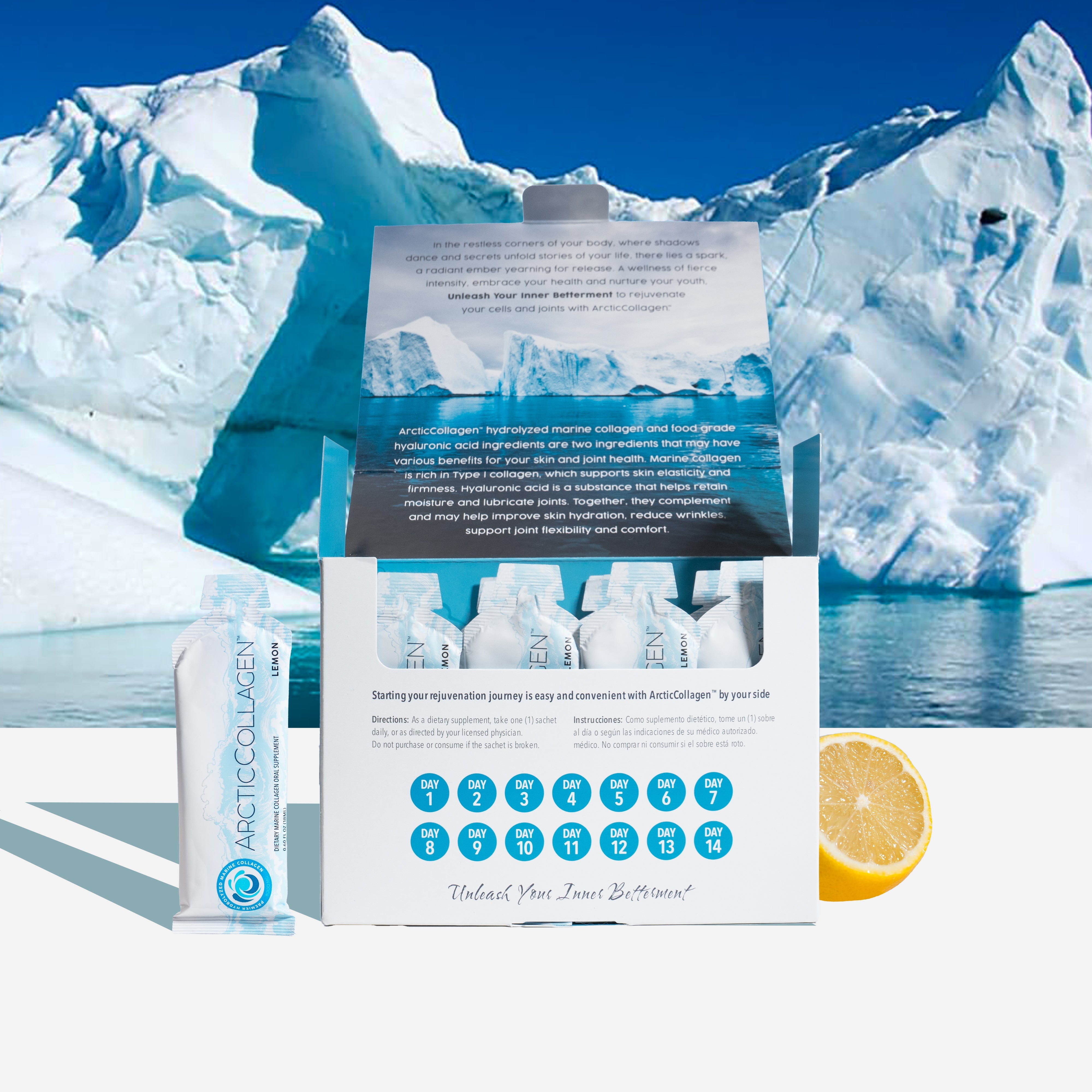 Dietary Marine Collagen Oral Supplement Lemon
