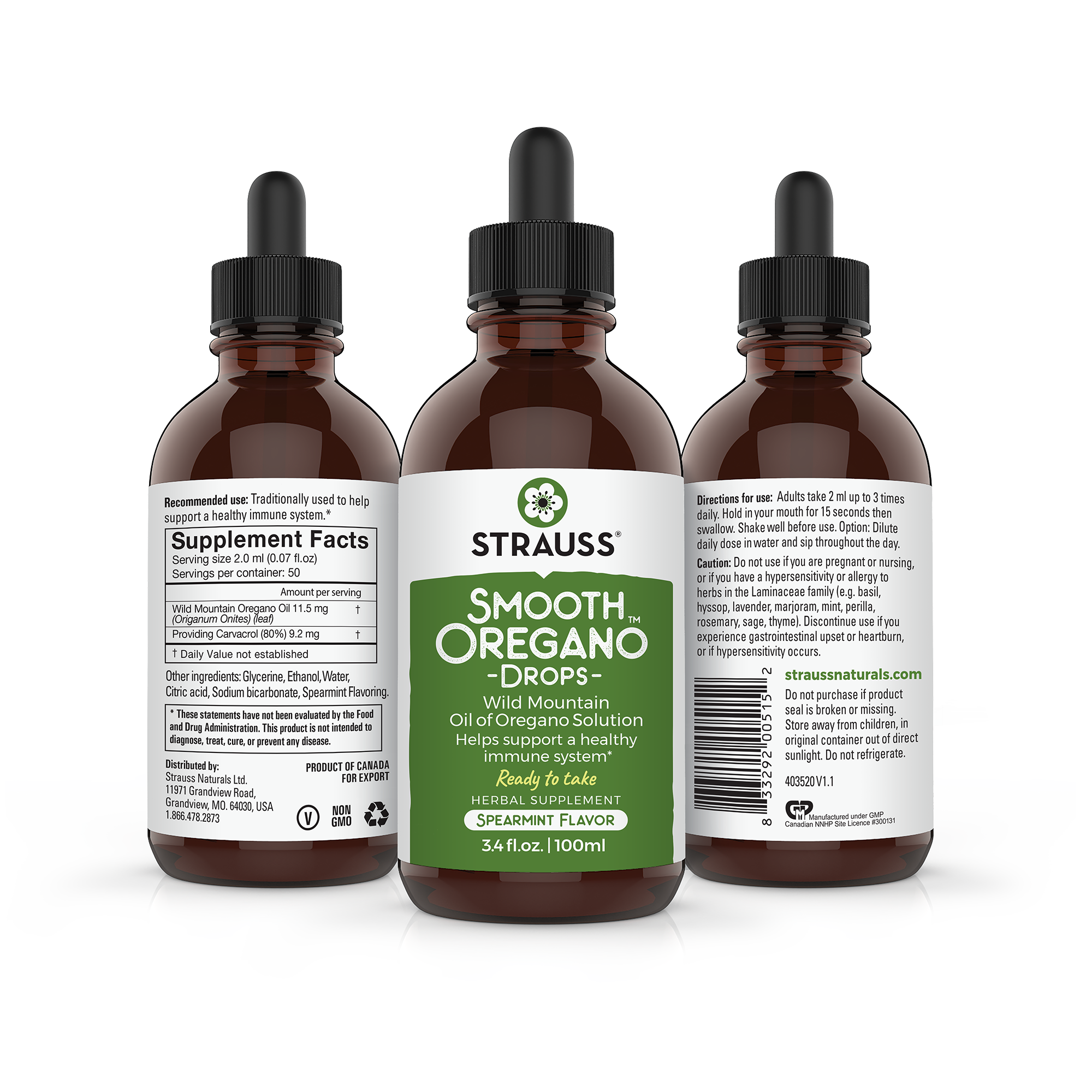 Smooth Oregano™ Drops - Oregano Oil