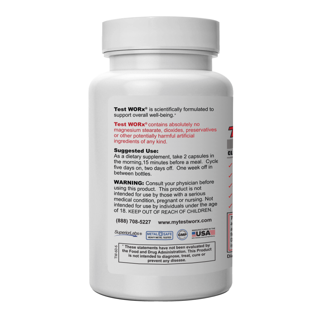 TestWORx® Best Selling Natural T Booster