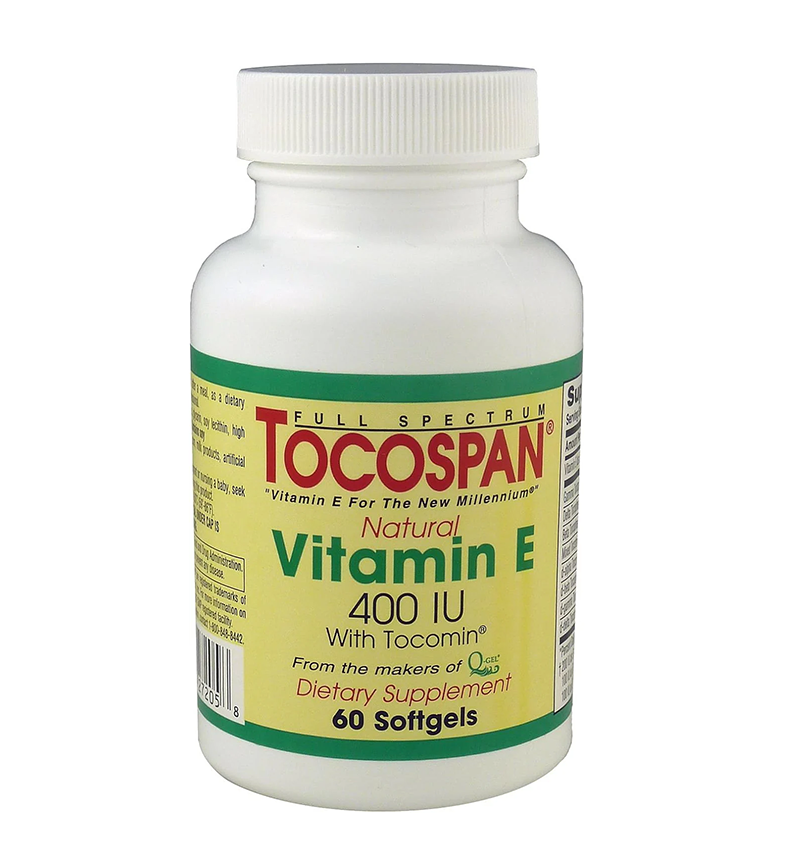 Tocospan Vitamin E - Full Spectrum (400 IU / 60 Softgels)