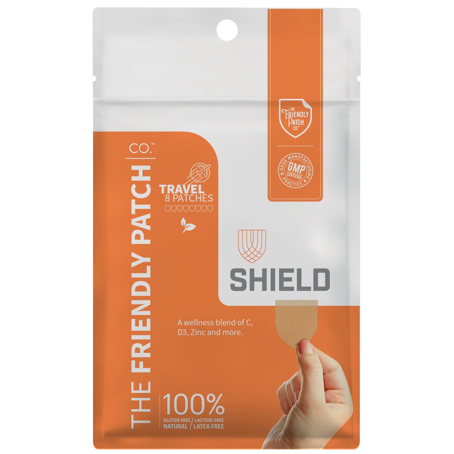 Shield Wellness Patch - travel 8 pack