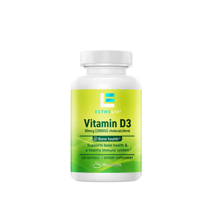 ESTHELIV® VITAMIN D3 2000IU 120 Mini Softgels