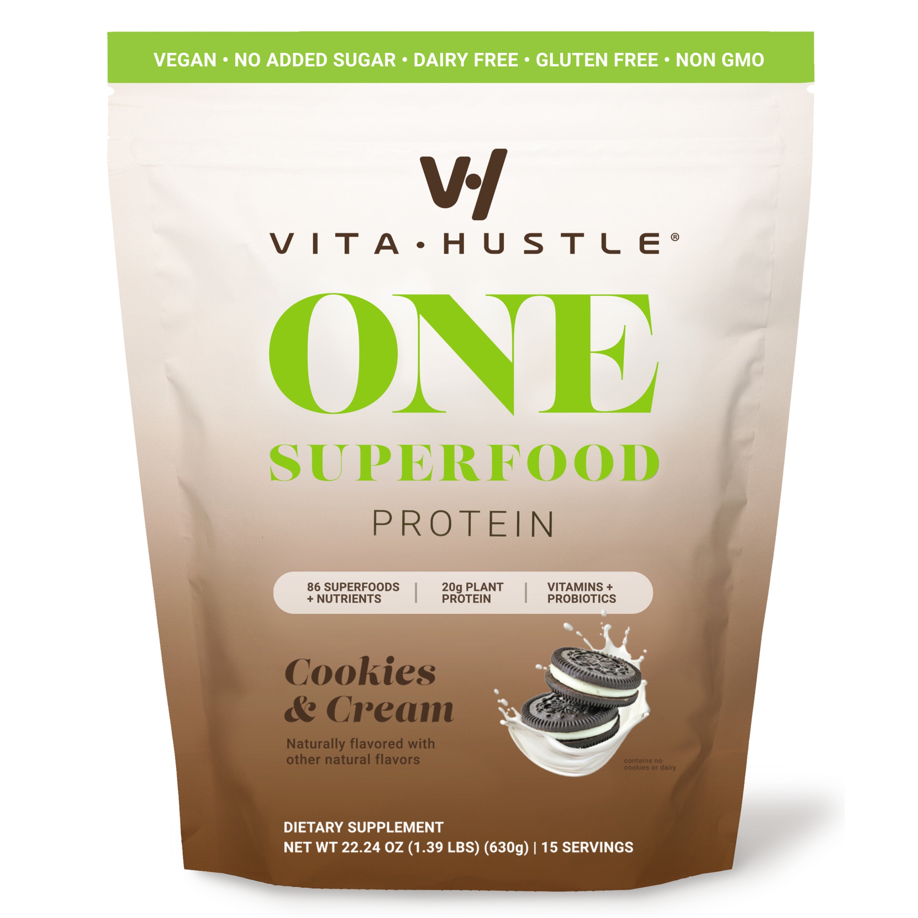 Vita Hustle - Protein Superfood (Cookies & Cream)