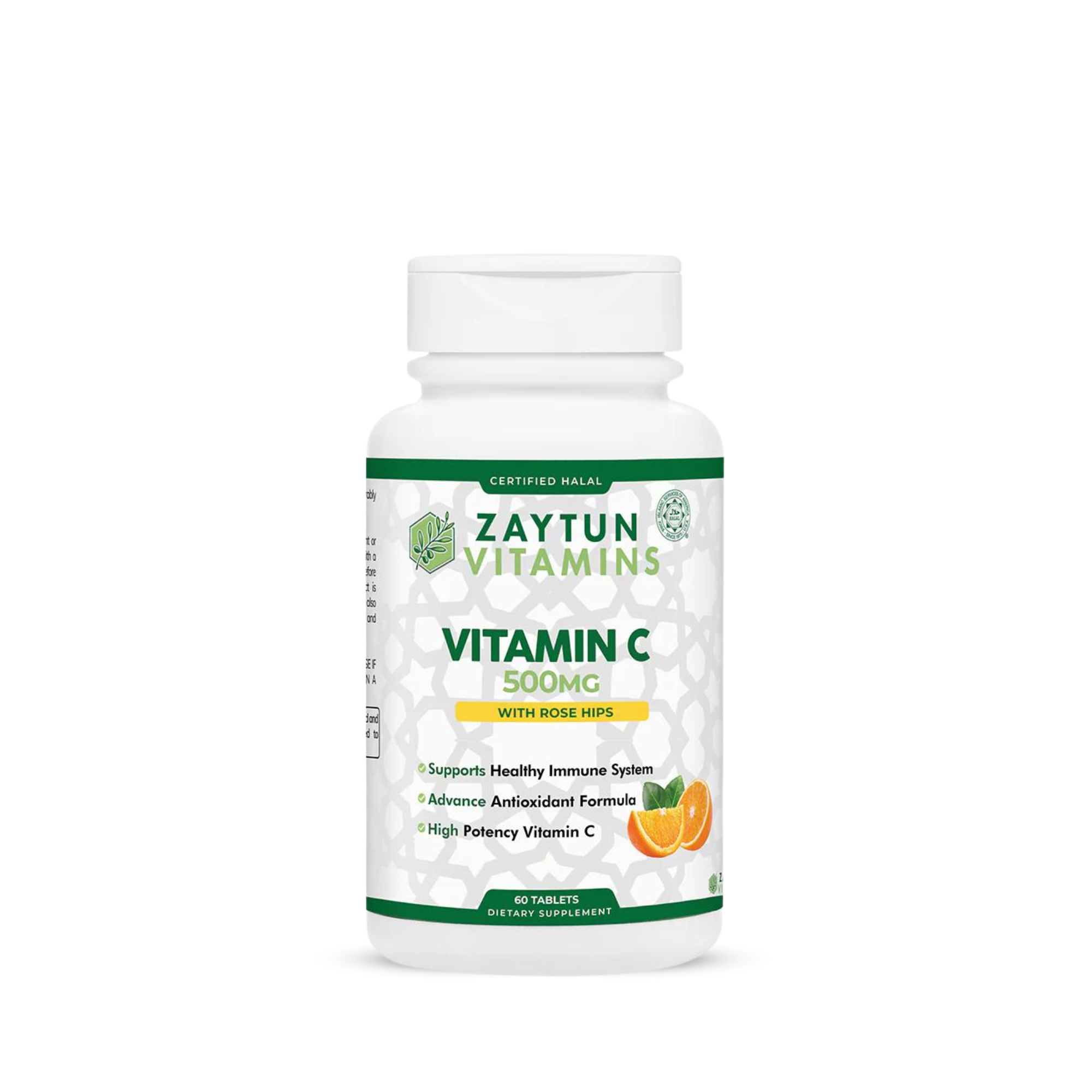 Halal Vitamin C 500mg Tablets