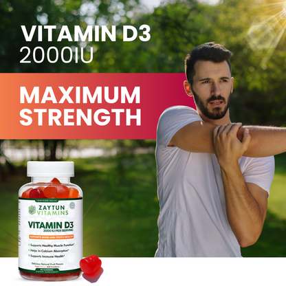 Halal Vitamin D3 2000IU Gummies