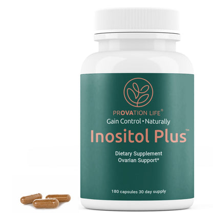 Inositol Plus Capsules Includes 12 Natural Ingredients to Support PCOS & Fertility - 30 Day Supply