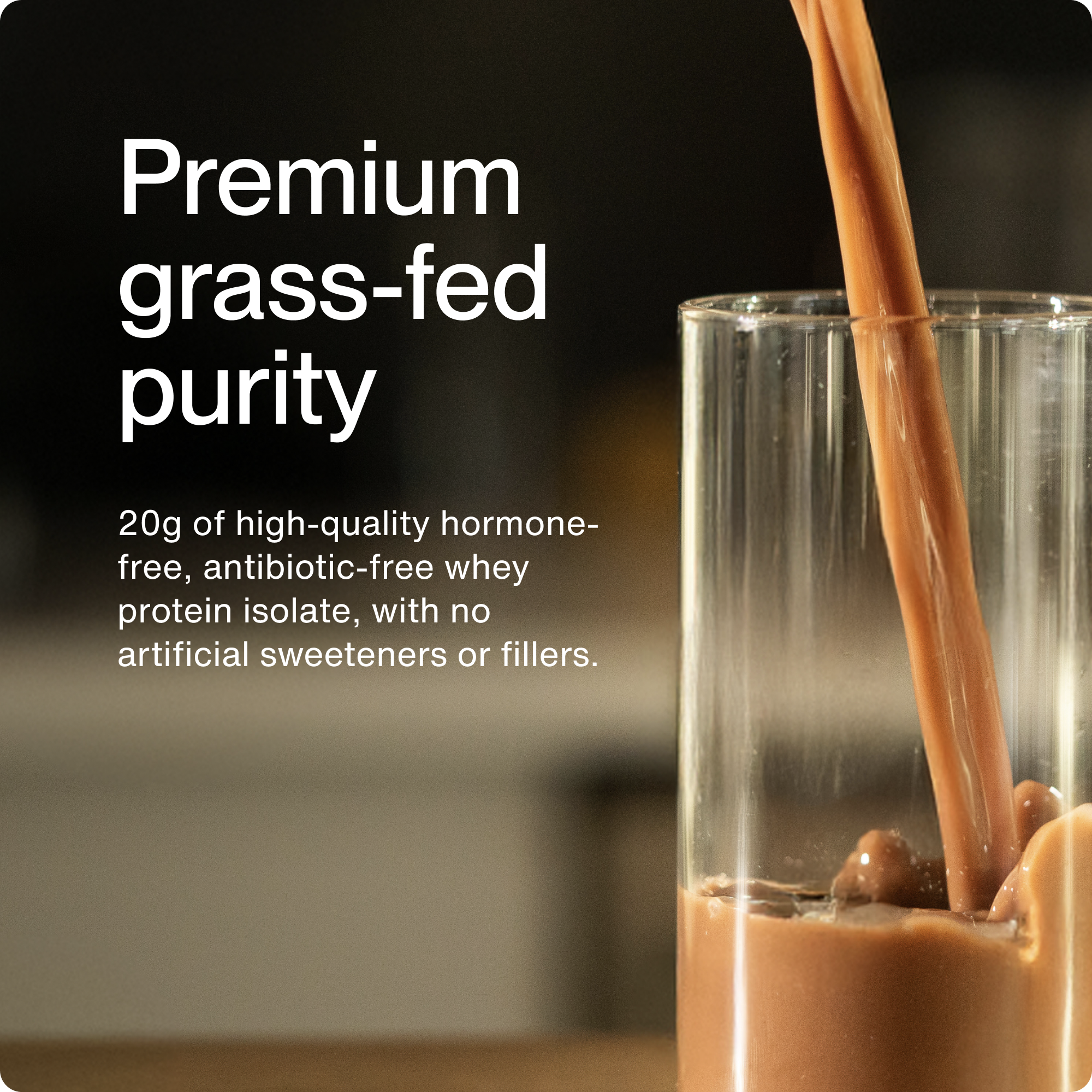 Grass-Fed Whey Protein Isolate Powder