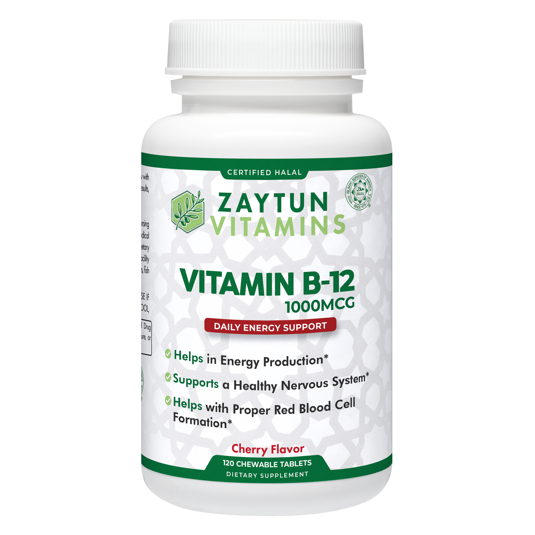 Halal Vitamin B-12 Chewable Tablets