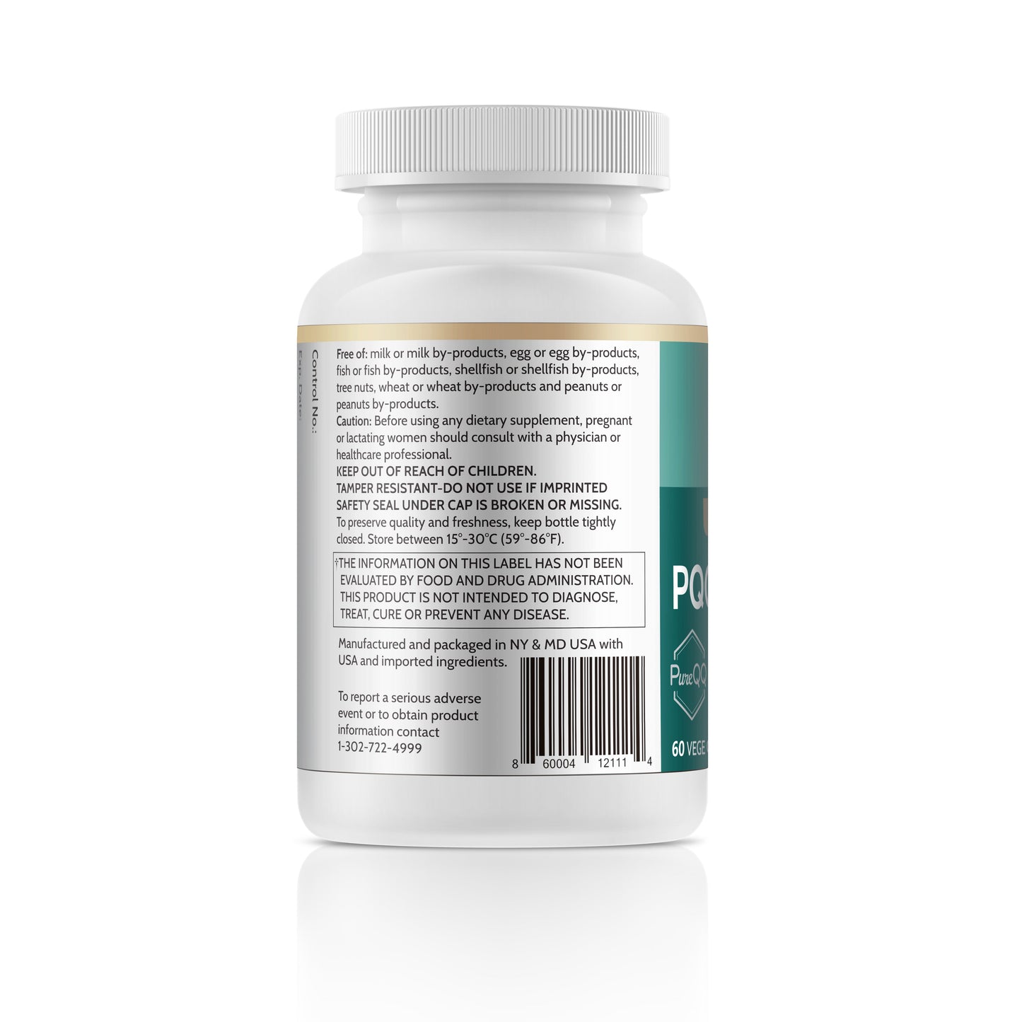 ESTHELIV® PQQ with Phosphatidylserine (Memory Support) 60 VegeCaps