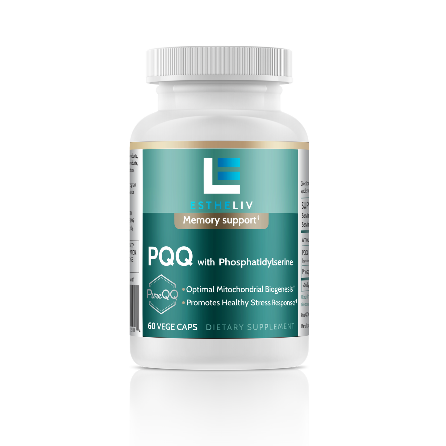 ESTHELIV® PQQ with Phosphatidylserine (Memory Support) 60 VegeCaps