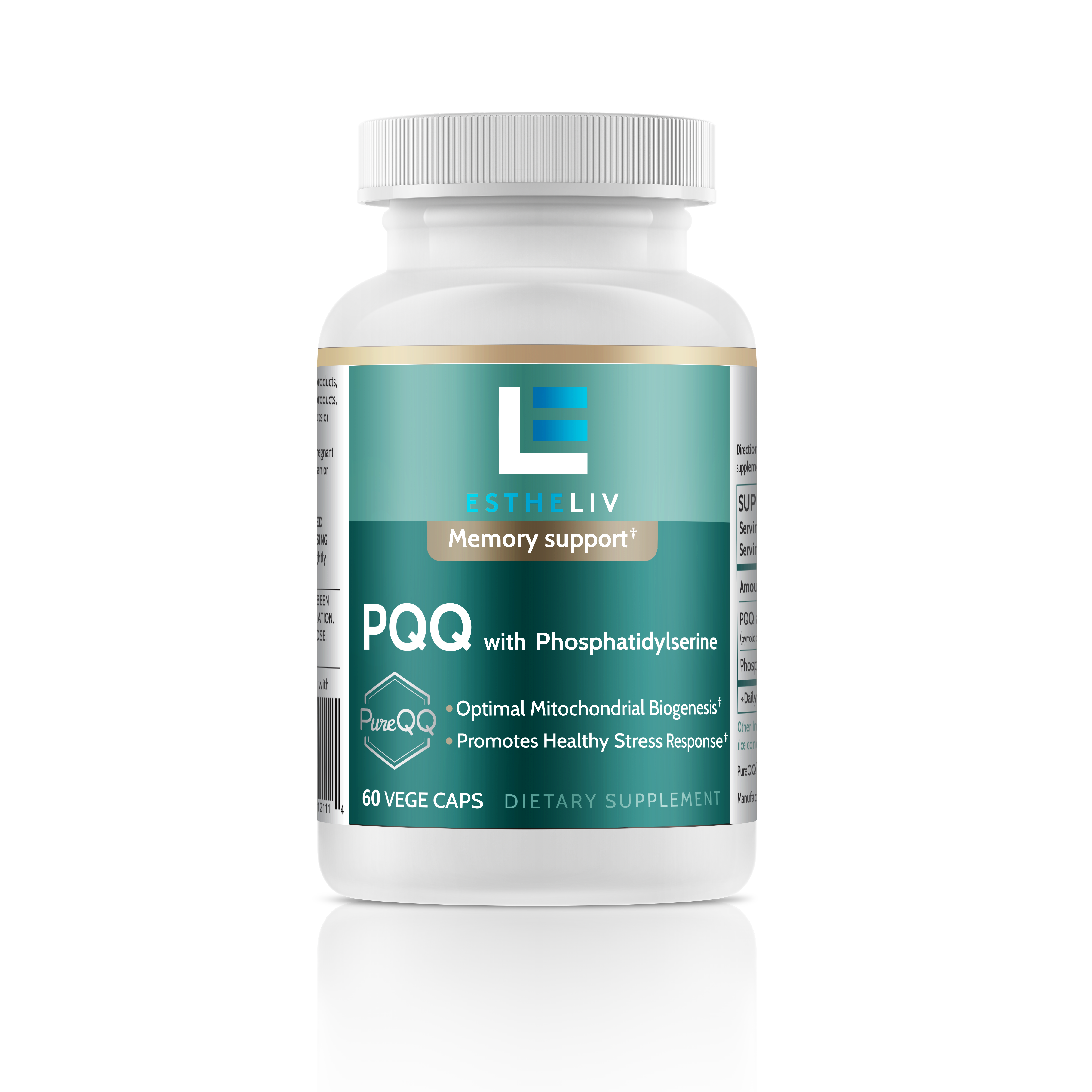 ESTHELIV® PQQ with Phosphatidylserine (Memory Support) 60 VegeCaps